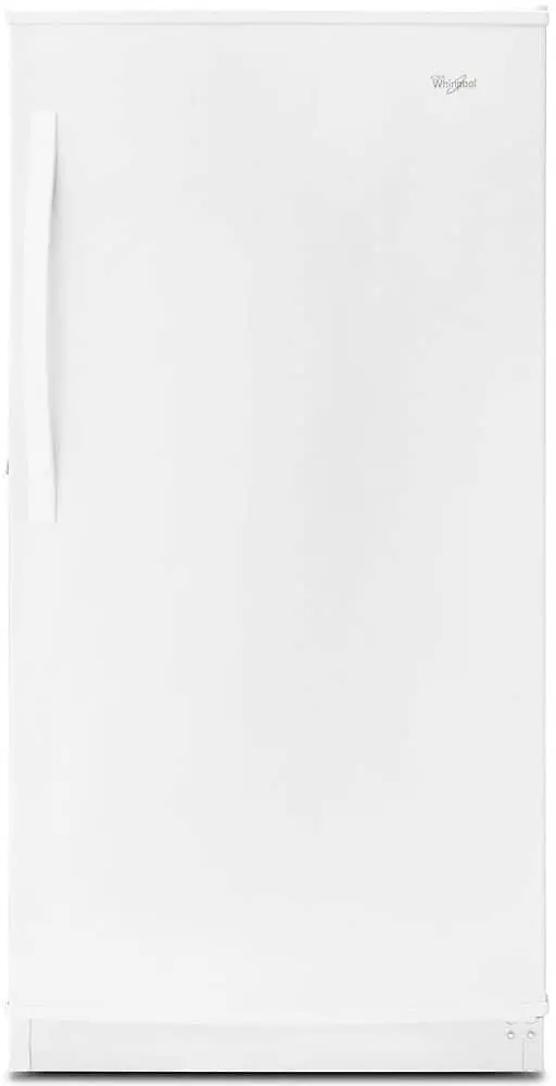 Whirlpool 15.7 Cu. Ft. Frost-Free Upright Freezer – Electronic Temperature Control, Spacious Interior, White Finish