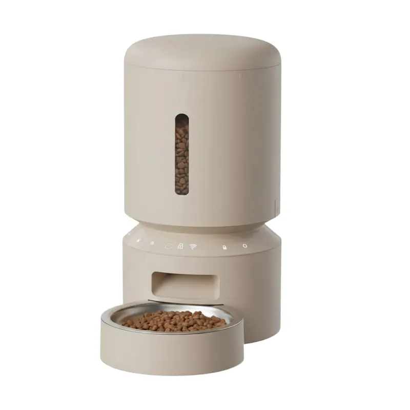 Wi-Fi Enabled 5L Automatic Pet Feeder with Voice Recording & Scheduled Meals