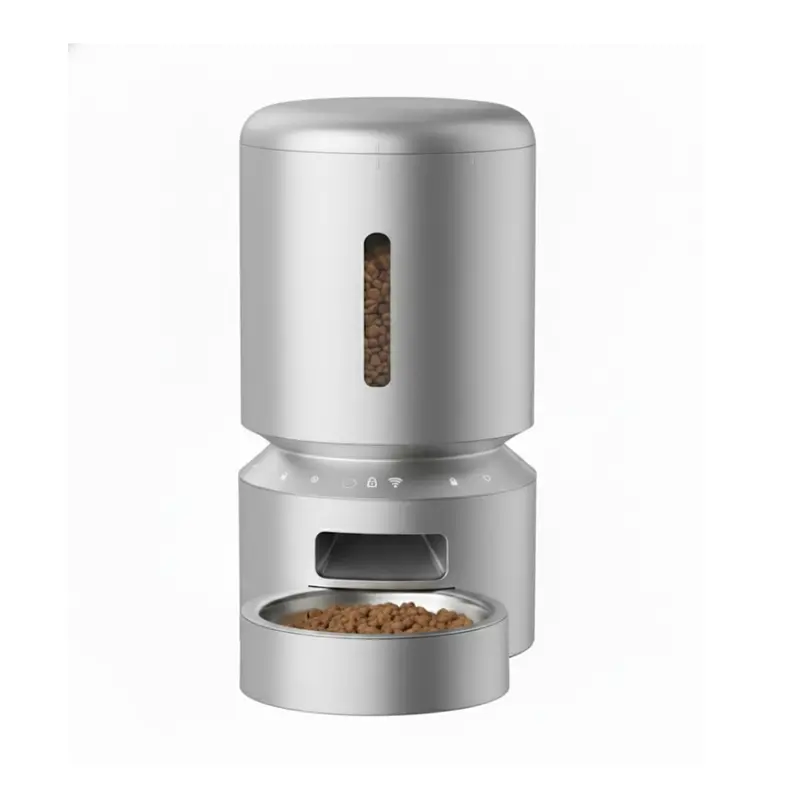 Wi-Fi Enabled 5L Automatic Pet Feeder with Voice Recording & Scheduled Meals