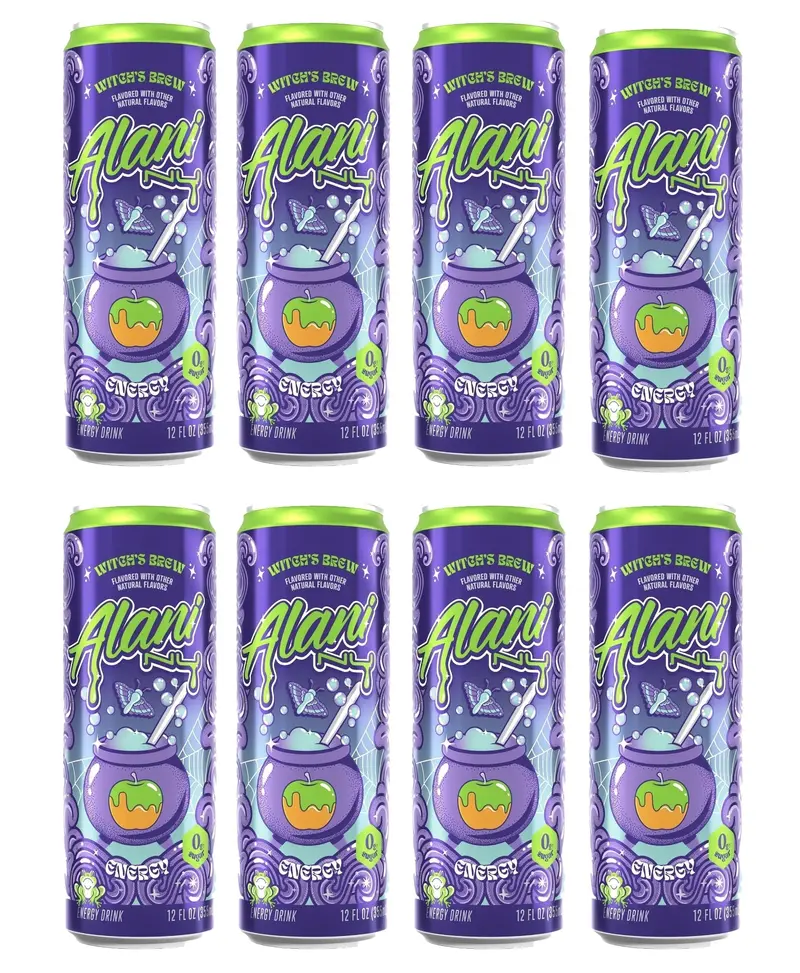 Witch's Brew Sugar-Free Energy Drink – 12-Fl-Oz Cans, 8-Pack