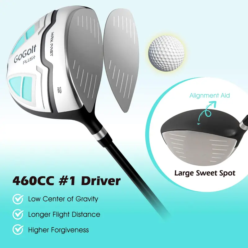 Women’s Complete Golf Set – 12-Piece Right-Handed Ladies’ Club Collection