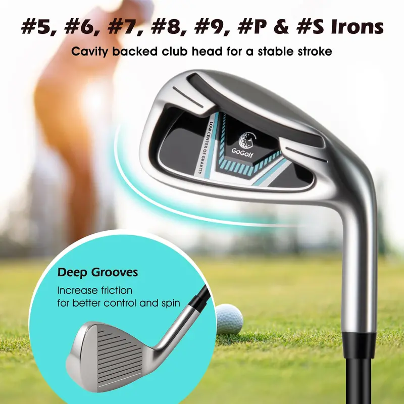 Women’s Complete Golf Set – 12-Piece Right-Handed Ladies’ Club Collection