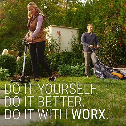 Worx WG801 12-Amp Electric Lawn Edger – 7.5-Inch Cutting Width, Adjustable Depth, Trenching & Edging Functions