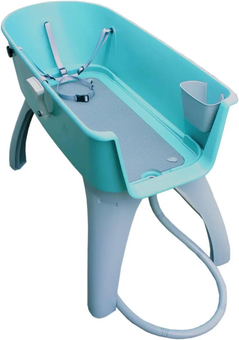 X-Large Elevated Pet Bathing Station – Blue Booster Design