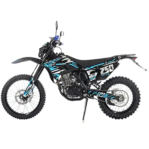 X-PRO Templar X 250cc Dirt Bike – Zongshen Engine, 6-Speed Manual Transmission, LED Lighting & Alloy Wheels