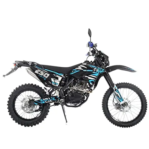 X-PRO Templar X 250cc Off-Road Dirt Bike – Zongshen Engine, 6-Speed Transmission, LED Lighting & Alloy Wheels