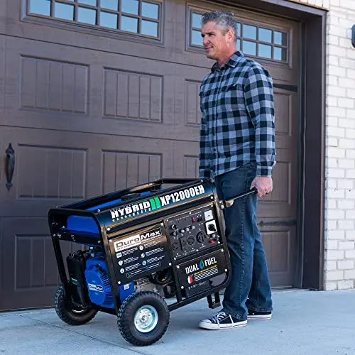 XP12000EH Dual-Fuel Generator – 12,000W Output, 457cc EPA/CARB-Compliant Engine (Gas or Propane)