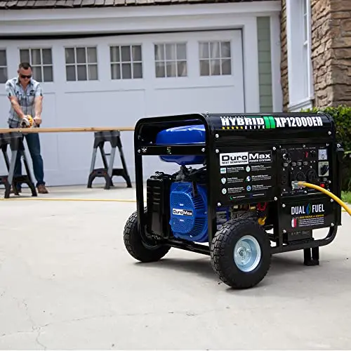 XP12000EH Dual-Fuel Generator – 12,000W Output, 457cc EPA/CARB-Compliant Engine (Gas or Propane)