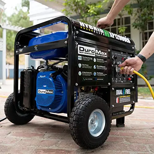 XP12000EH Dual-Fuel Generator – 12,000W Output, 457cc EPA/CARB-Compliant Engine (Gas or Propane)