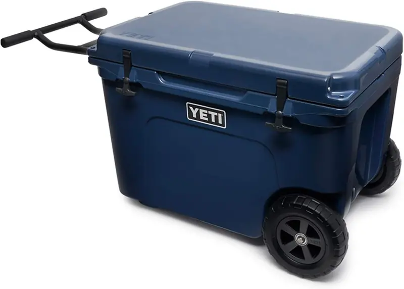 YETI Tundra Haul Wheeled Cooler – 65-Quart Capacity, Navy Blue, Built for Rugged Transport 2