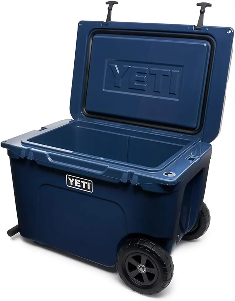 YETI Tundra Haul Wheeled Cooler – 65-Quart Capacity, Navy Blue, Built for Rugged Transport