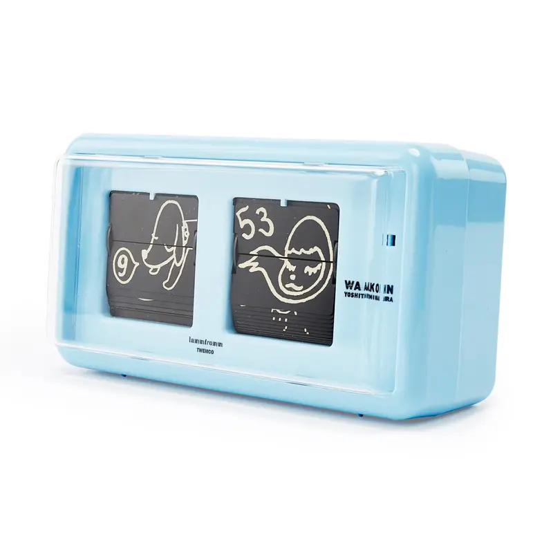 Yoshitomo Nara Blue Walk On Flip Clock