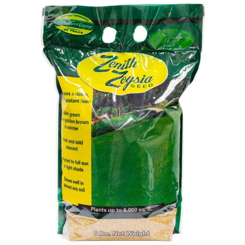 Zenith Zoysia Grass Seed – High-Quality Warm-Season Turf Blend (6 lb Bag)