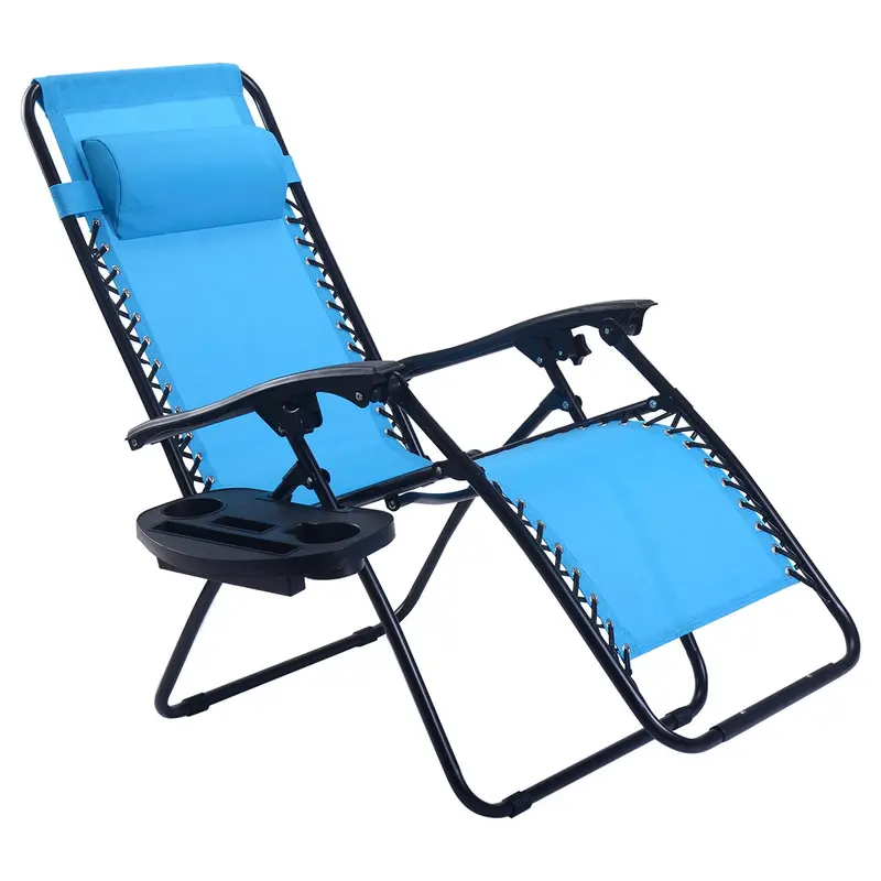 Zero Gravity Folding Lounge Chair – Reclining Ergonomic Patio Lounger