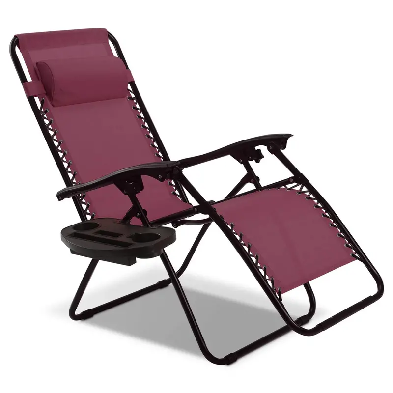 Zero Gravity Folding Lounge Chair – Reclining Ergonomic Patio Lounger