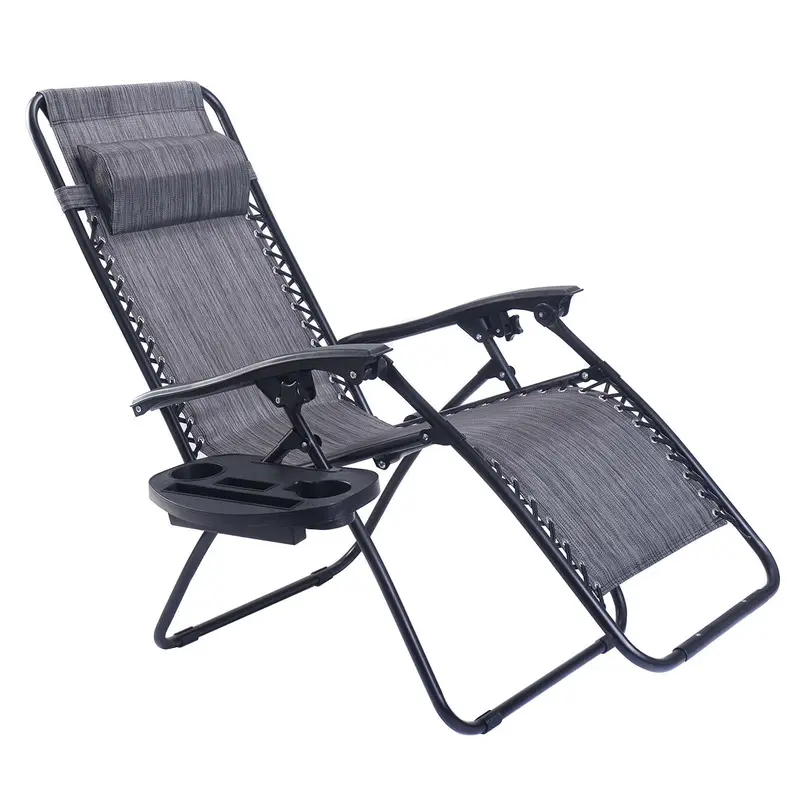 Zero Gravity Folding Lounge Chair – Reclining Ergonomic Patio Lounger
