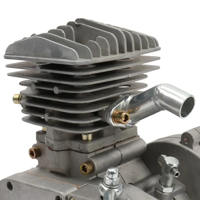 Zimtown 80cc 2-Stroke Bicycle Motor Kit – Silver-White Engine Conversion for 26-Inch Wheels