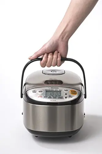 Zojirushi NS-TSC30 Rice Cooker & Warmer – 3-Cup Capacity, Stainless Steel Black